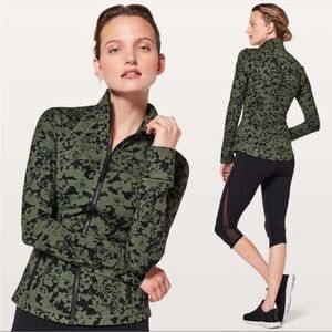 Lululemon Define Jacket in the Efflorescence Barracks Green Size 6